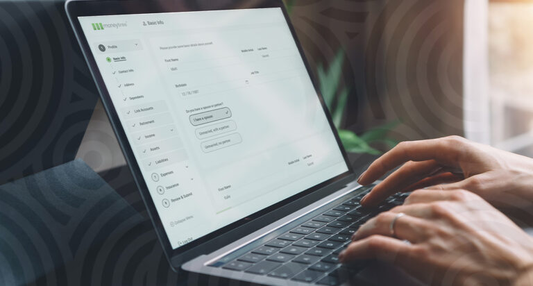 Laptop screen showing new Automated Onboarding Tool.